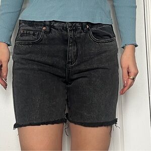 Garage Black Jean Shorts